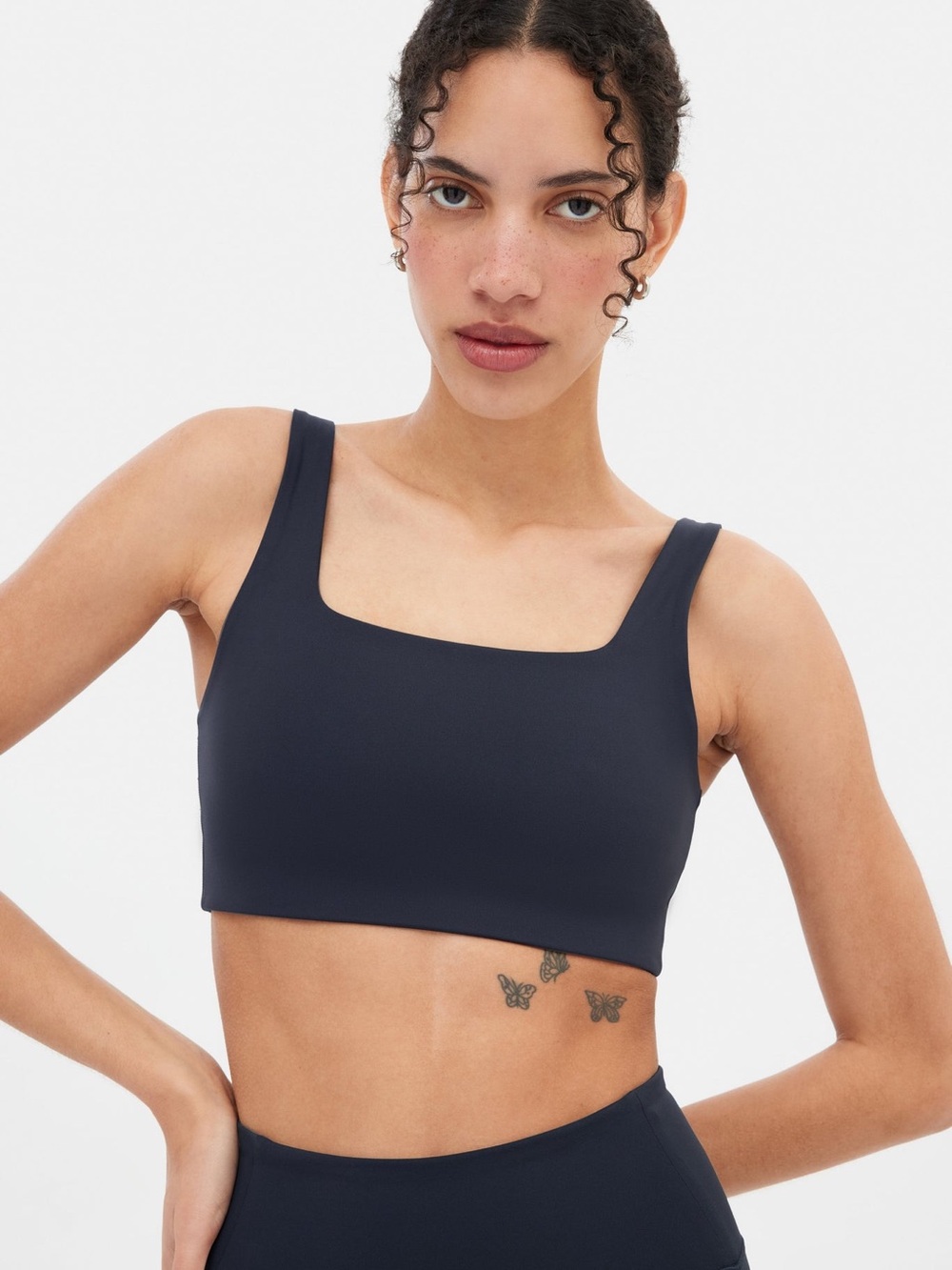 Girlfriend Collective RIB Tommy Cropped Bra